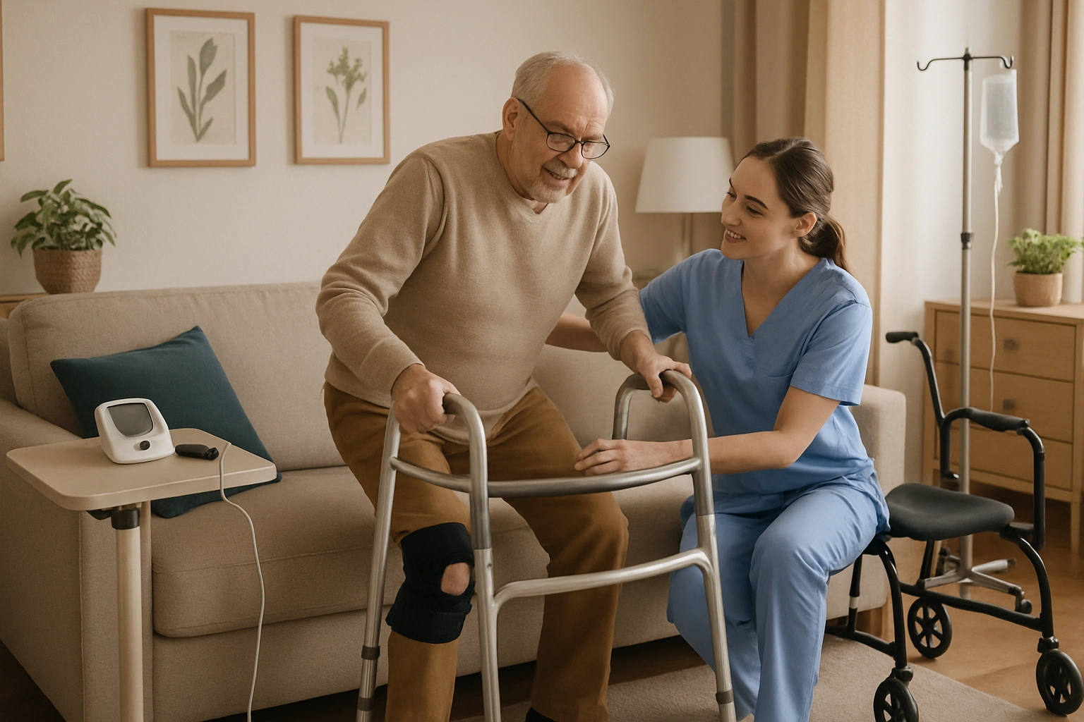 Home healthcare support